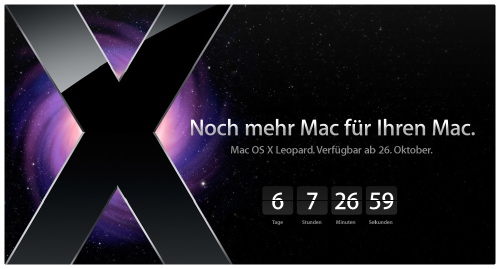Mac OS X Leopard Counter